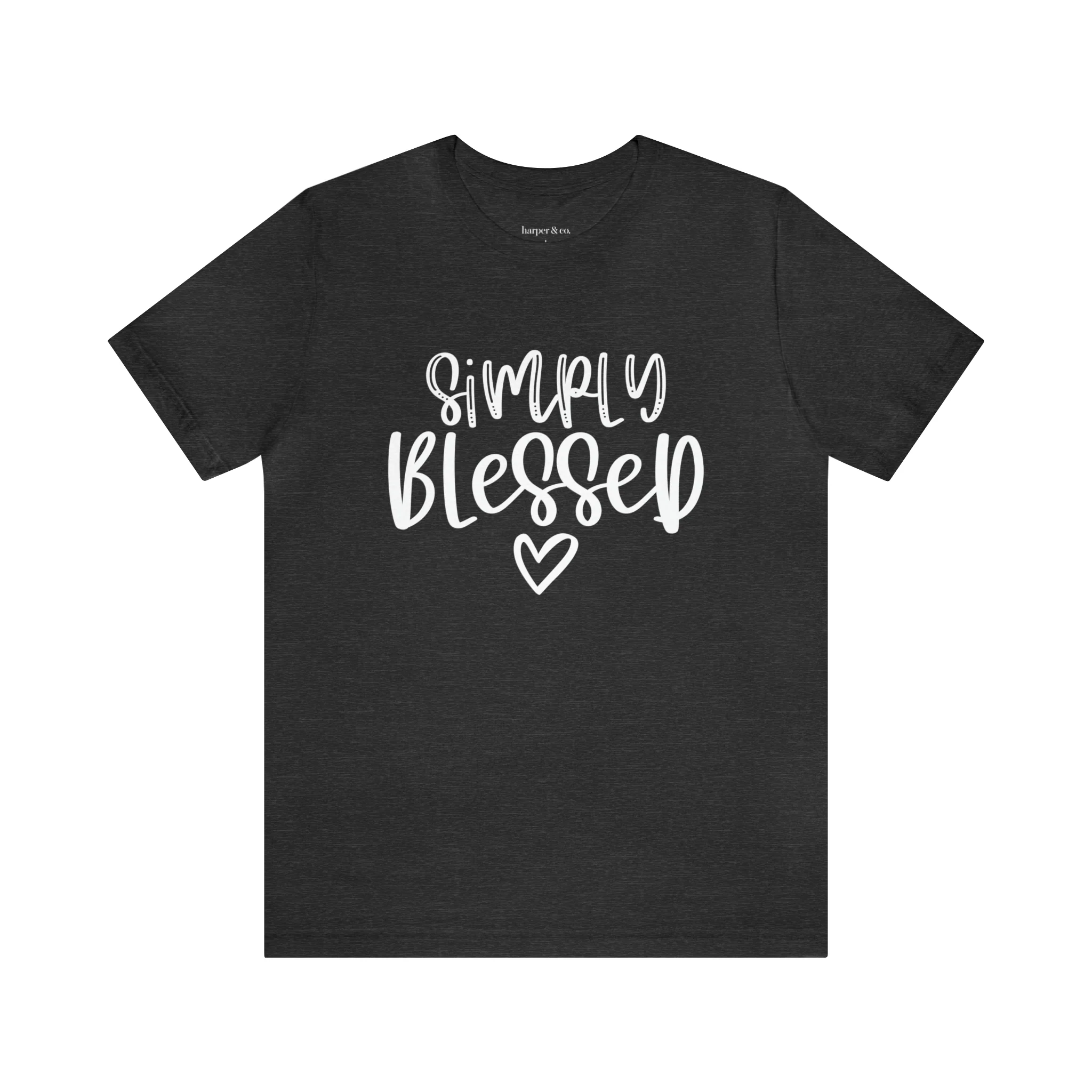 Simply Blessed Unisex Jersey Short Sleeve Tee