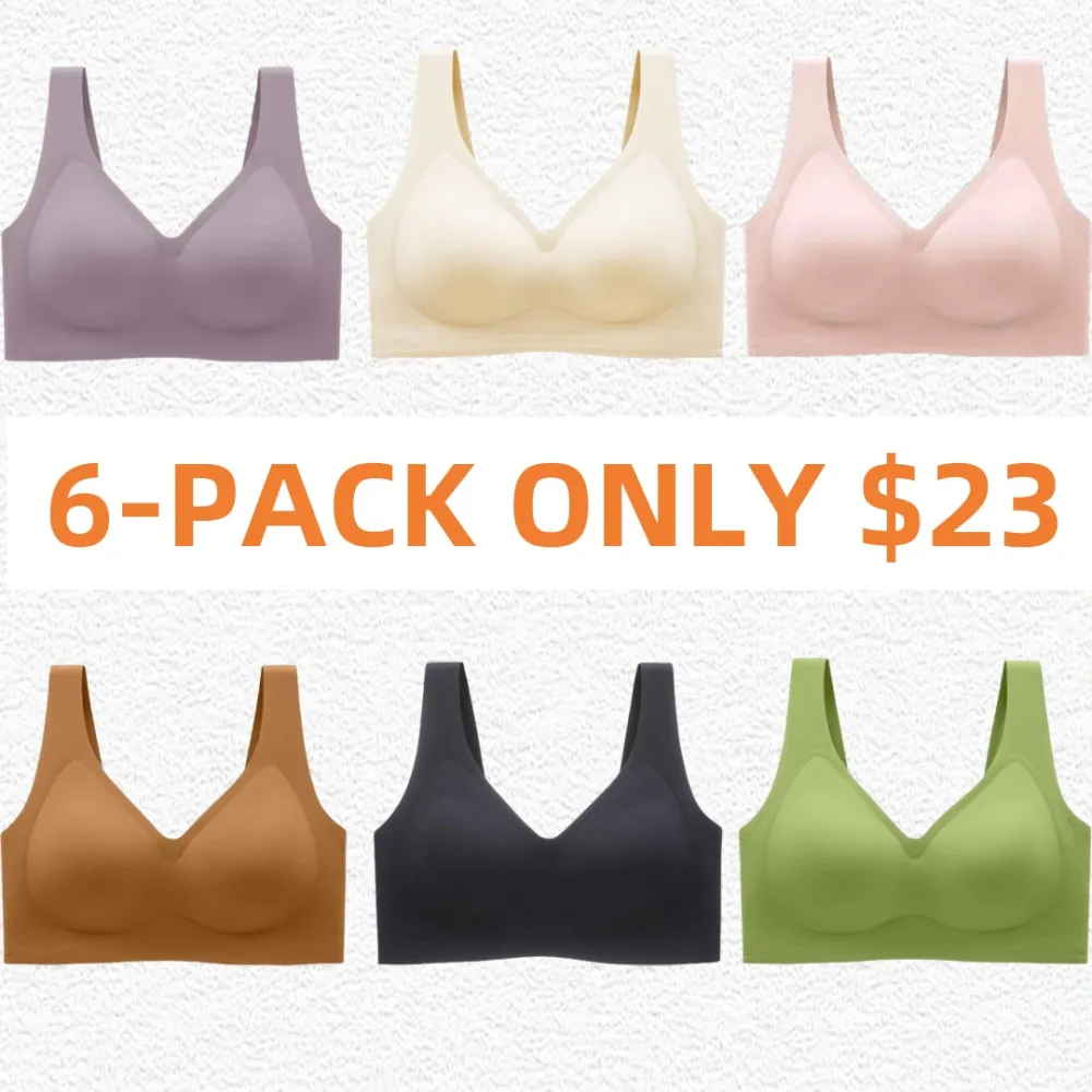 Women's Seamless Bra Wireless Bra(Less than $4 each!)