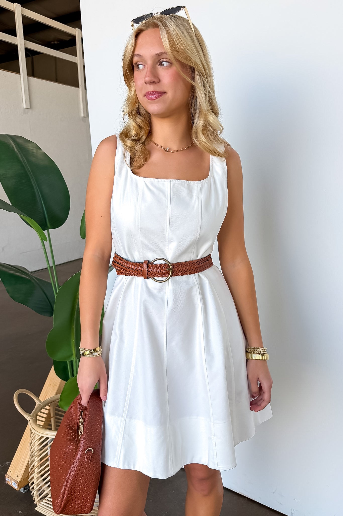 Square Neck Tank Dress