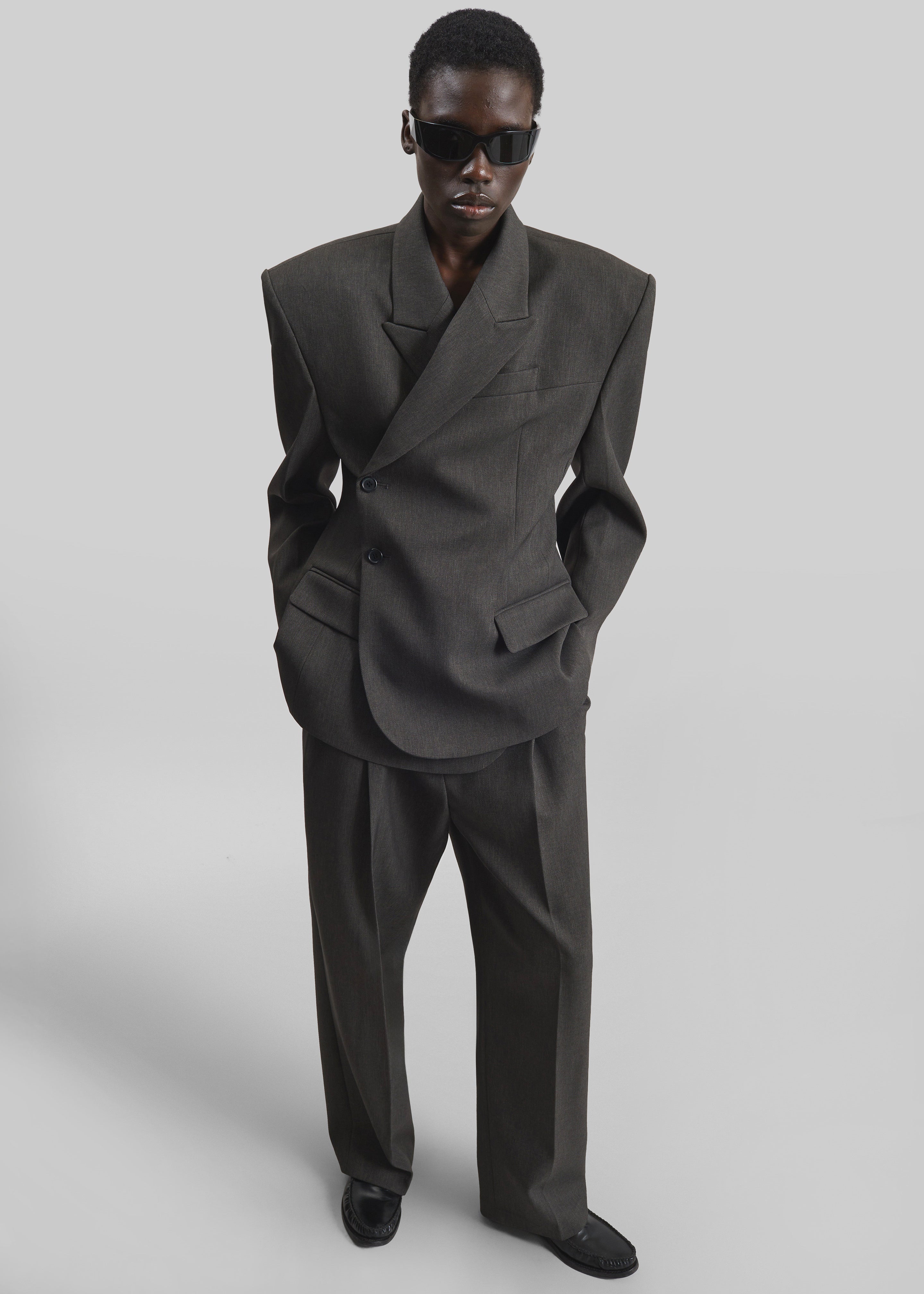 Blerick Crossover Blazer - Dark Grey