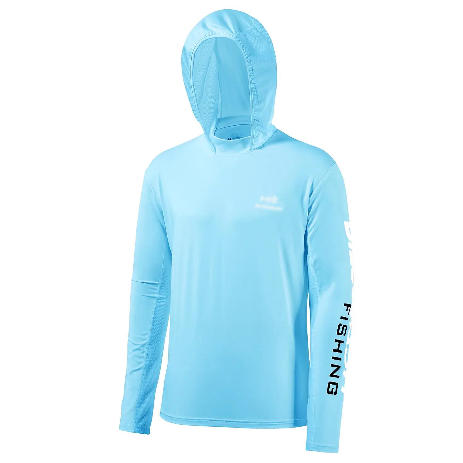 Men’s UPF50+ Quick-Dry Hooded Sun Protection Shirt