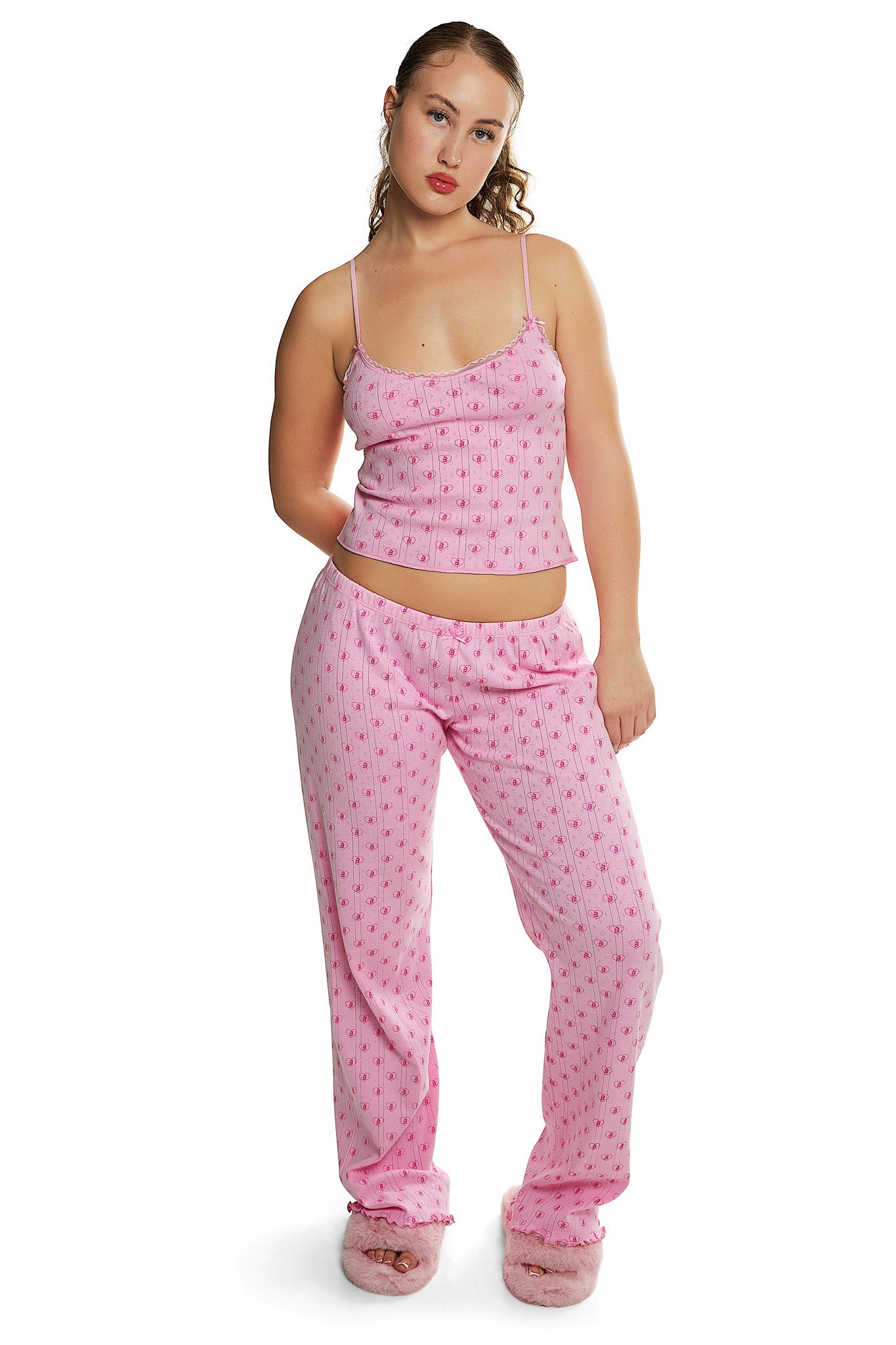 HOMEBODY PAJAMA TANK TOP (PINK)