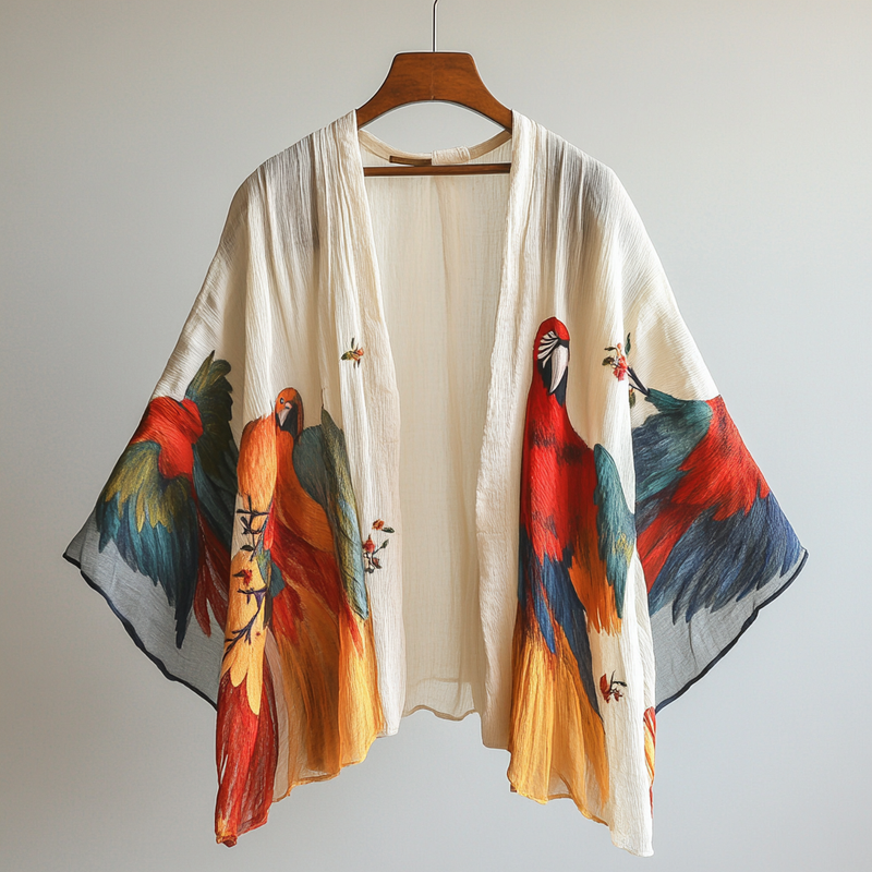 Summer original design elegant handmade animal theme cardigan2cf9