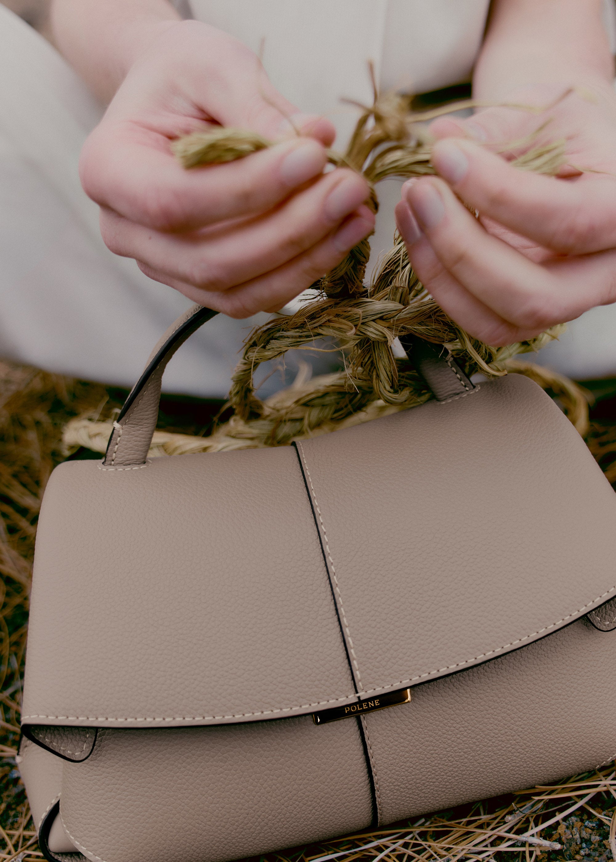 Mokki Mini - Textured Taupe Clearance sale