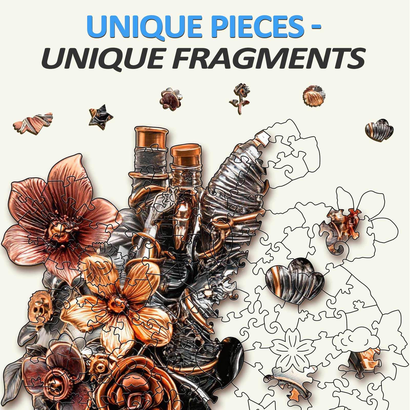 Mechanical Heart Wooden Jigsaw Puzzle