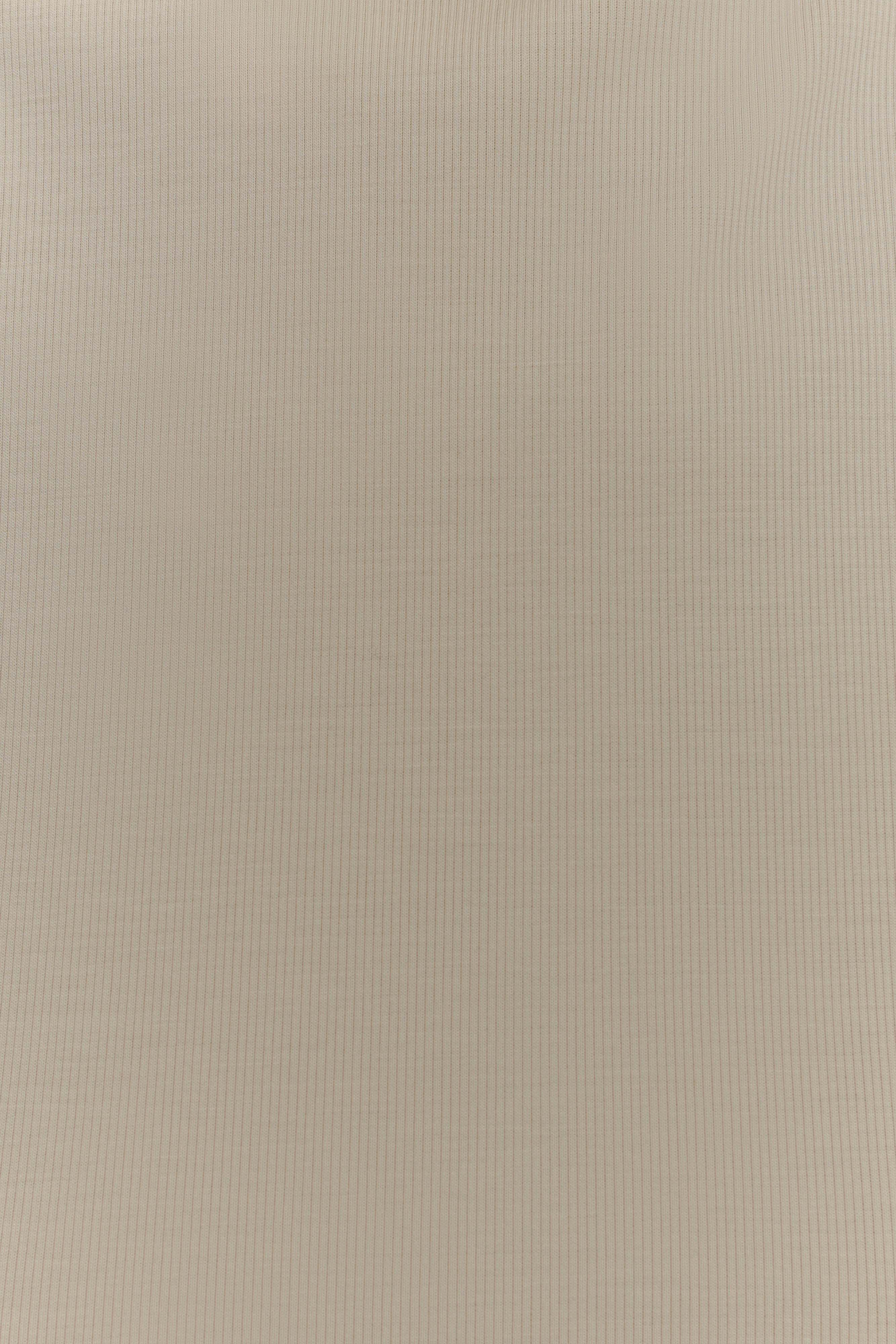 Ivory High Neck Sleeveless Top