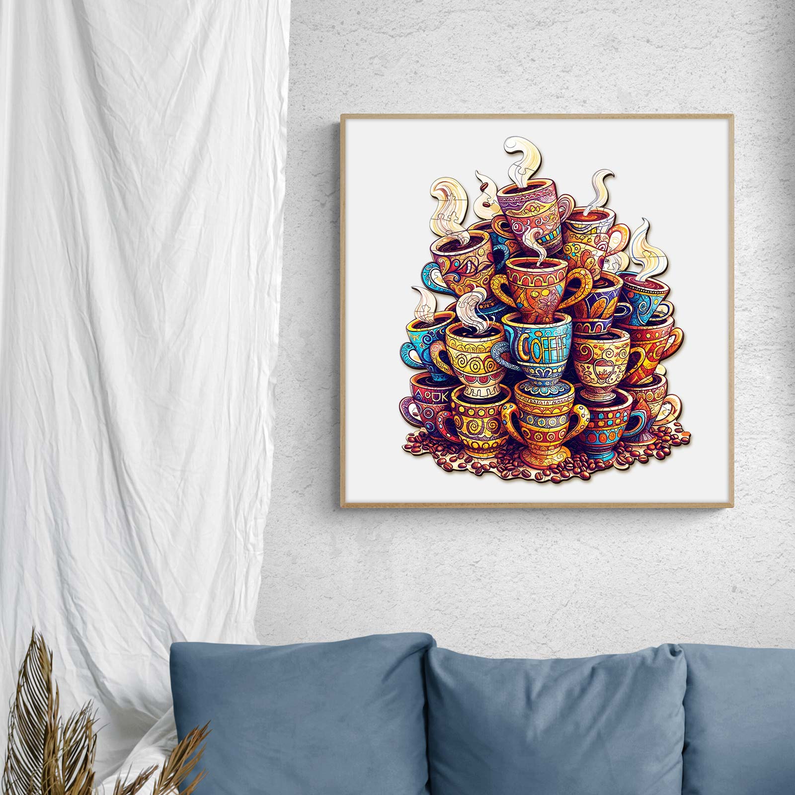 Coffee Dreams  Wooden Jigsaw Puzzle