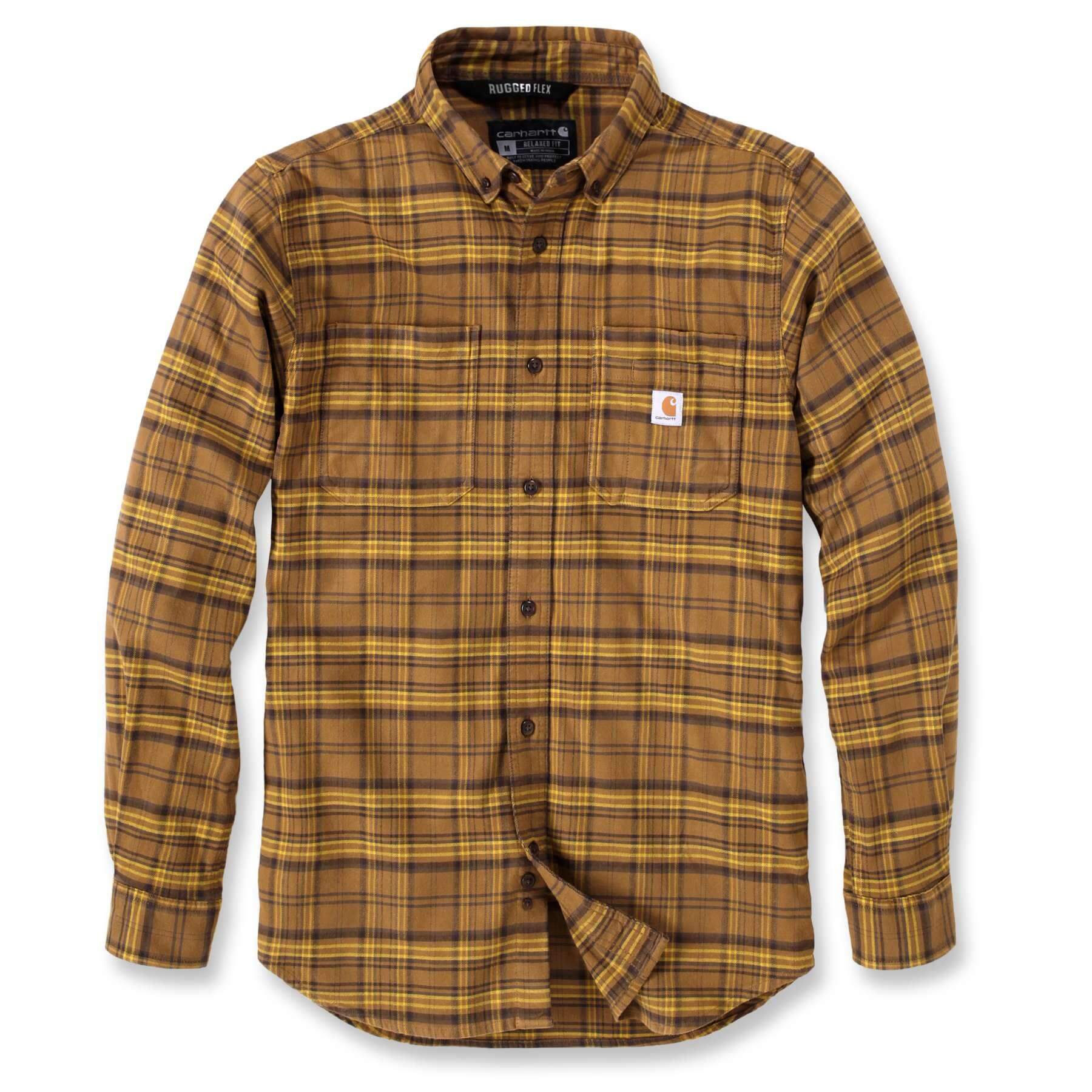 CHT Midweight Flannel Relaxed Fit Long-Sleeve Plaid Shirt 105432