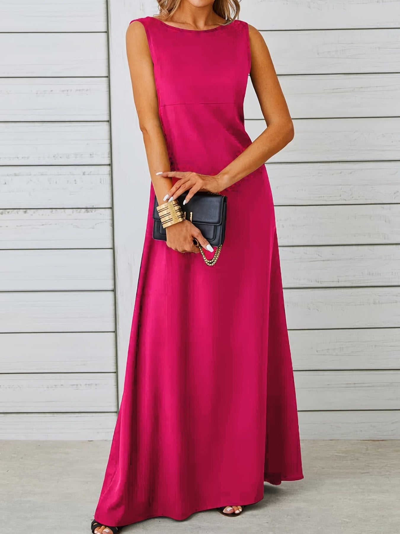 Sleeveless Flowy Maxi Dress