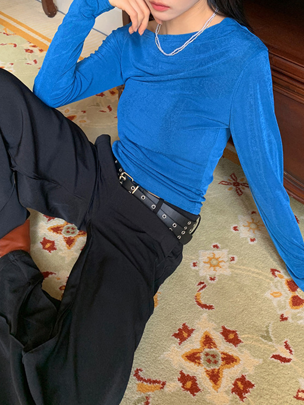 Solid Color Split-Joint Loose Wide Leg Trousers Suit Pants Pants