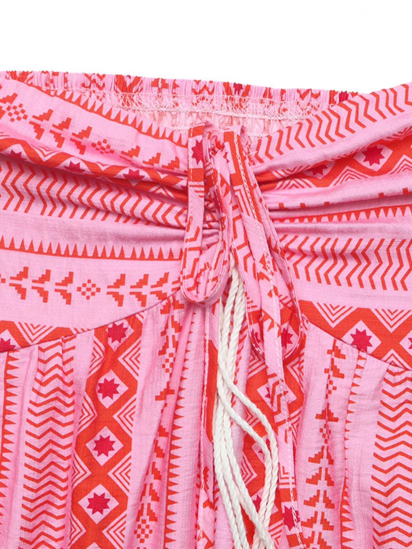 Printed Halter Neck Slit Midi Dress