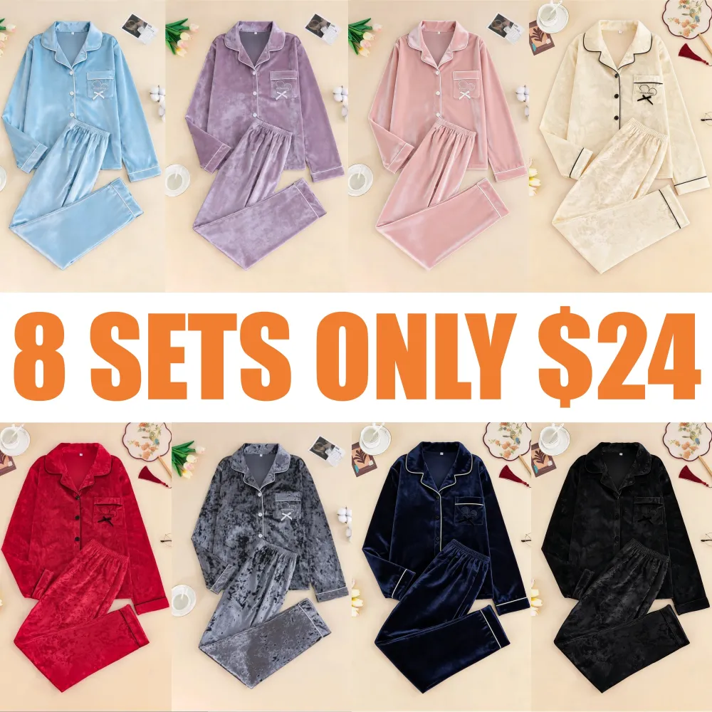 Women's Elegant Winter Pajama Set
