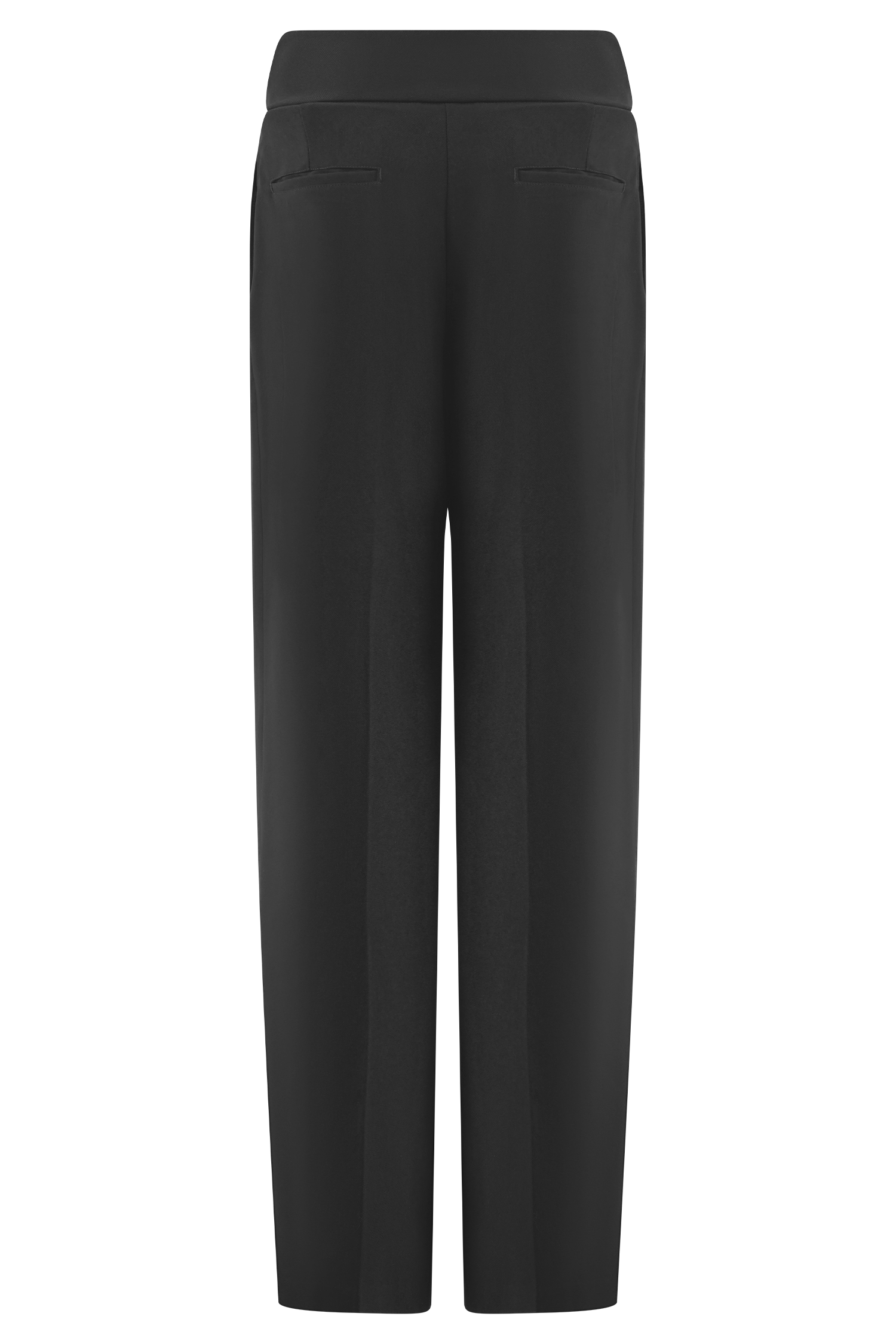 Black Pleated High Waisted Pants