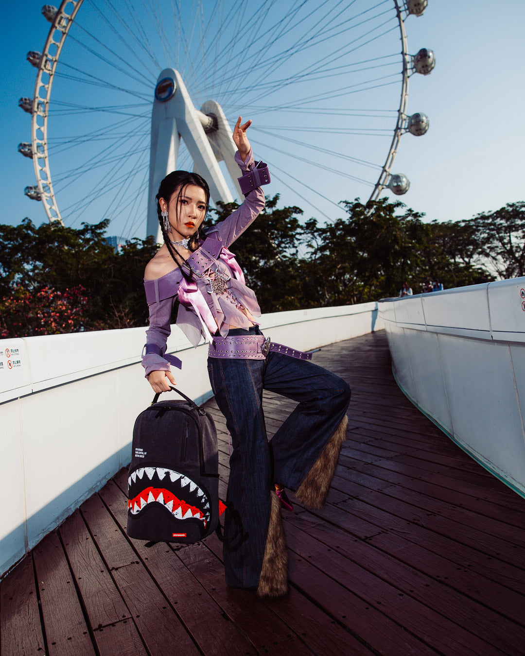 SHARK CENTRAL DENIM VENOM BACKPACK