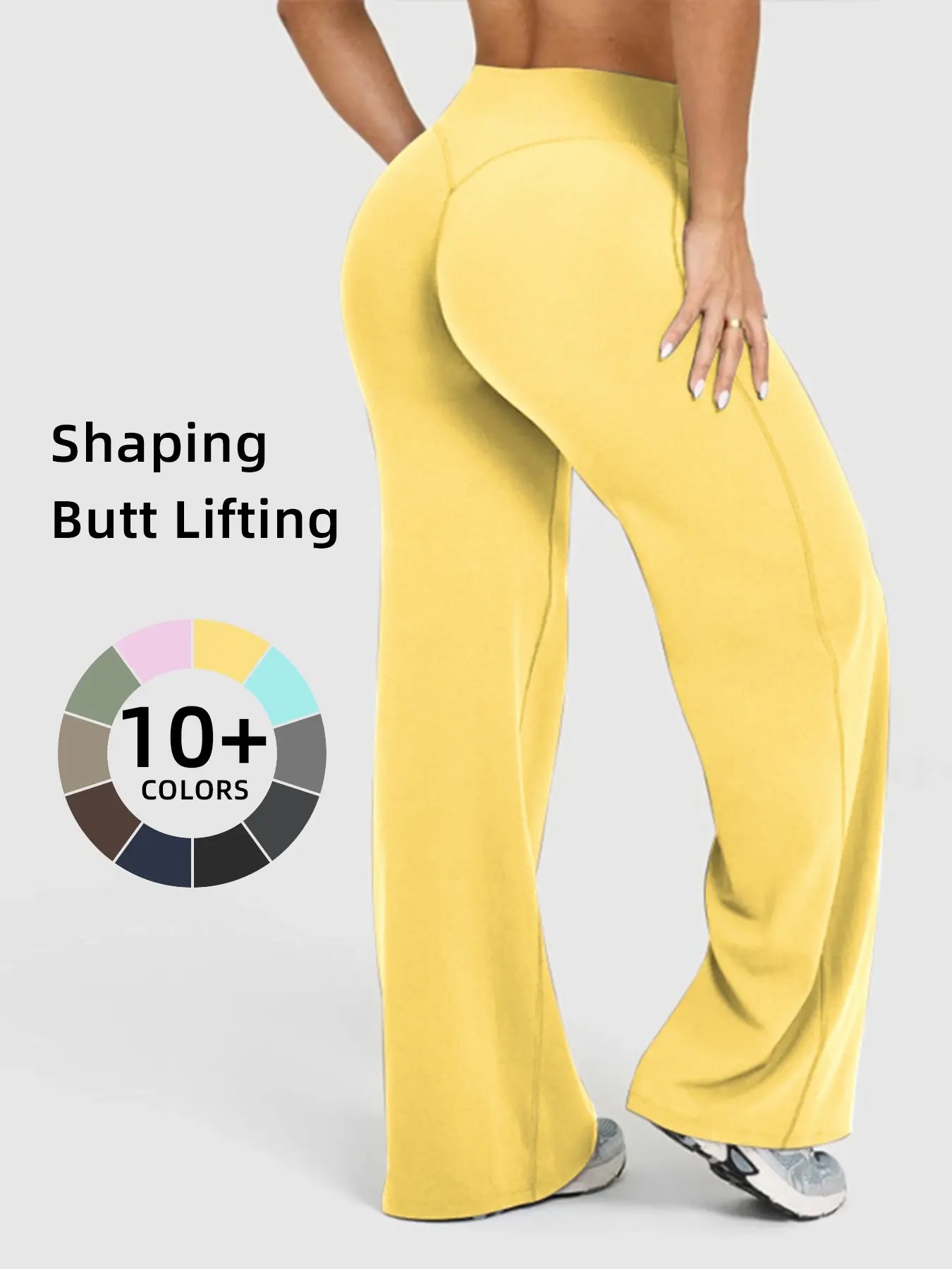 Women's Casual Wide Leg Sport Pants, Casual Sporty Trousers