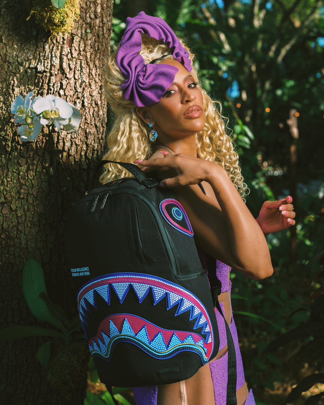 A.I. AFRICAN INTELLIGENCE BORN AND RAISED BACKPACK - SANDFLOWER COLLAB