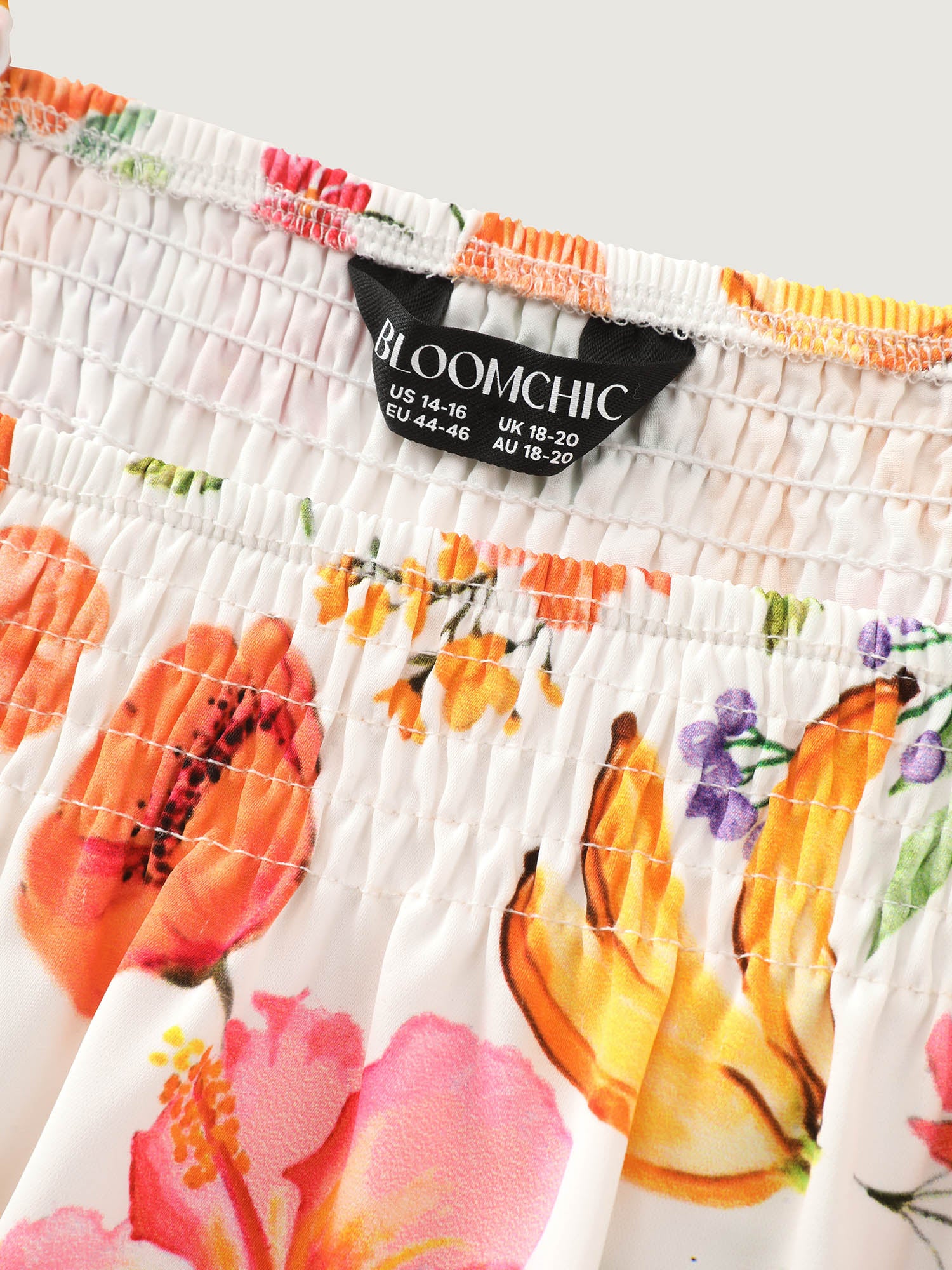 Supersoft Floral Print Square Neckline Romper