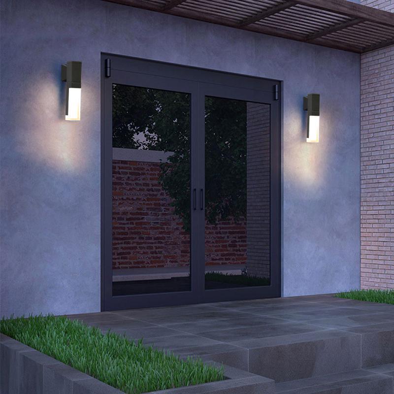 Square Up and Down Lighting LED Waterproof Modern Outdoor Wall Lights