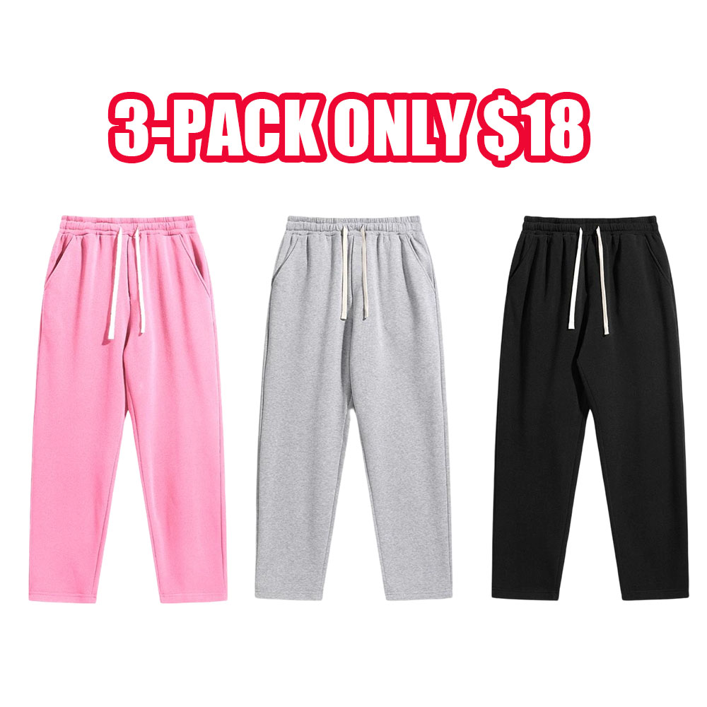 Men's Solid Fashion Sweatpants, Versatile Year-Round Wear