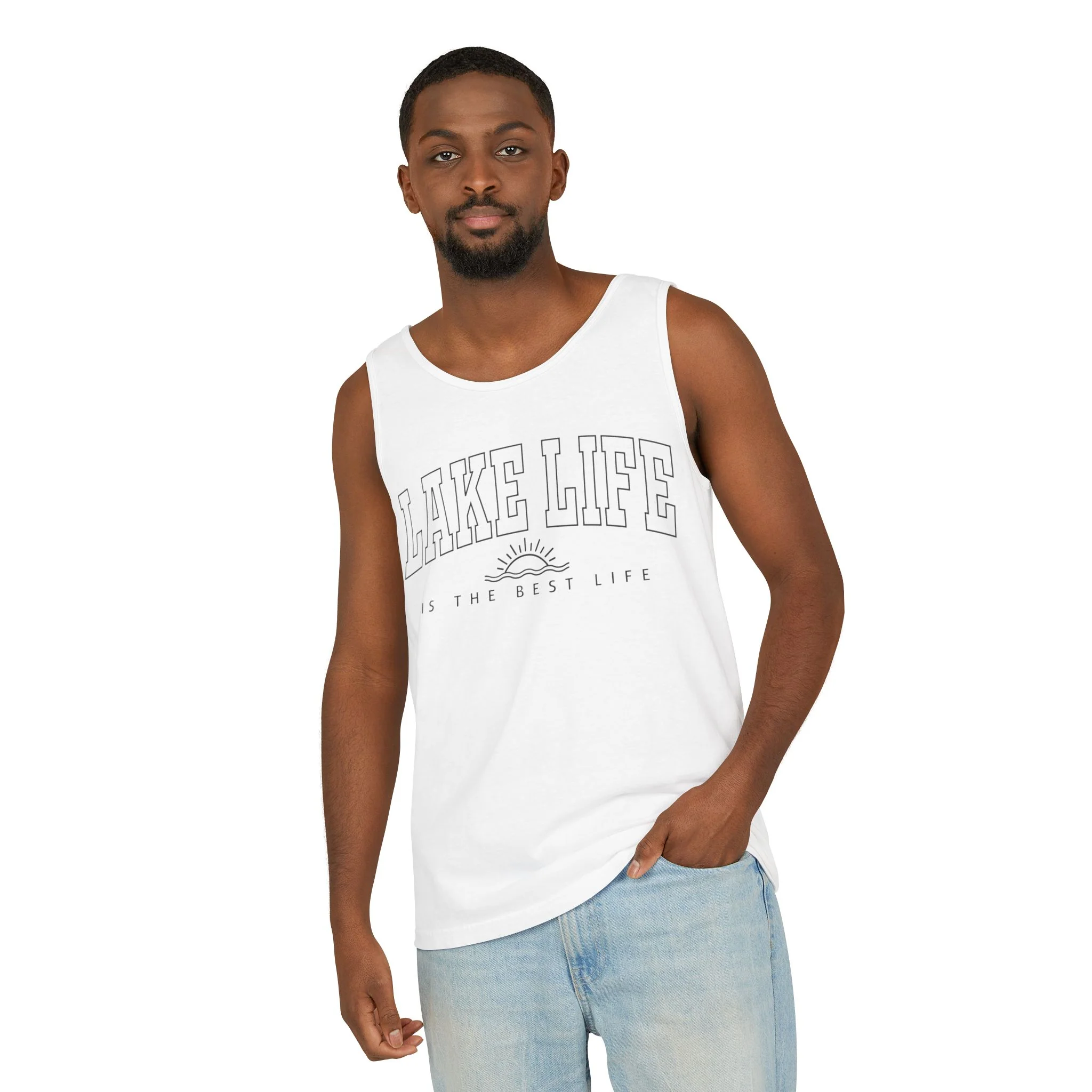 Lake Life Garment-Dyed Tank Top