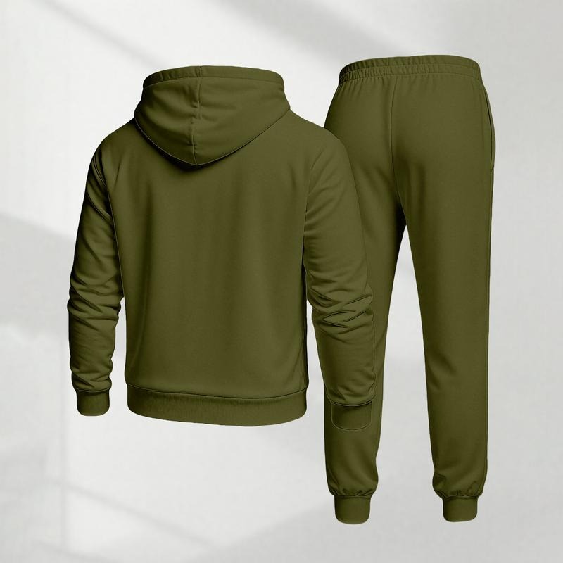 Men's Goat 23 Pattern Print Hoodie and Drawstring Sweatpants Set