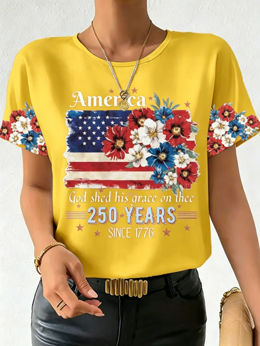 Women's 250th Anniversary Printed T-shirt
