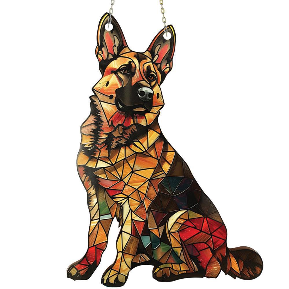 Dachshund Dog Window Hanging Suncatcher