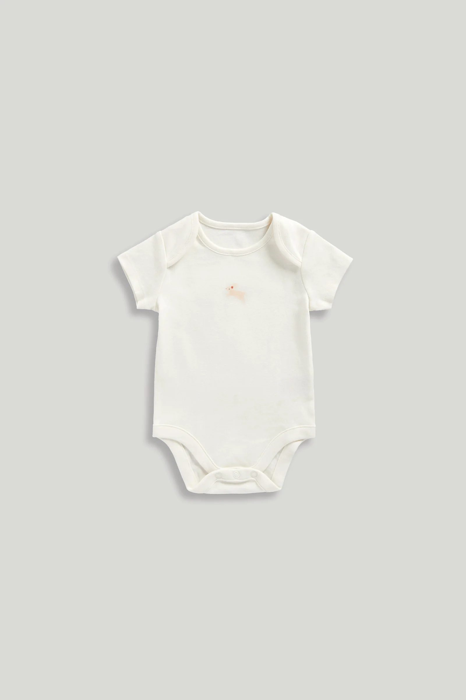 5 Pack Bunny Short-Sleeved Bodysuits