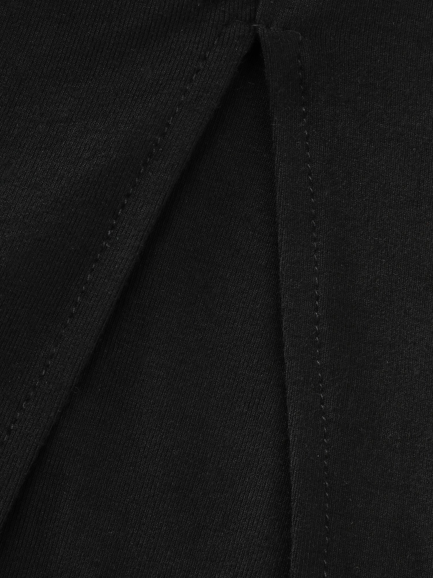 Ruched Side Slit V-Neck Midi Dress