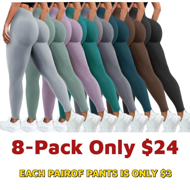 YOGA Secretsculpt Womens Butterlift Scrunch Butt Workout Leggings - No Front Seam High Waisted Yoga Pants Booty