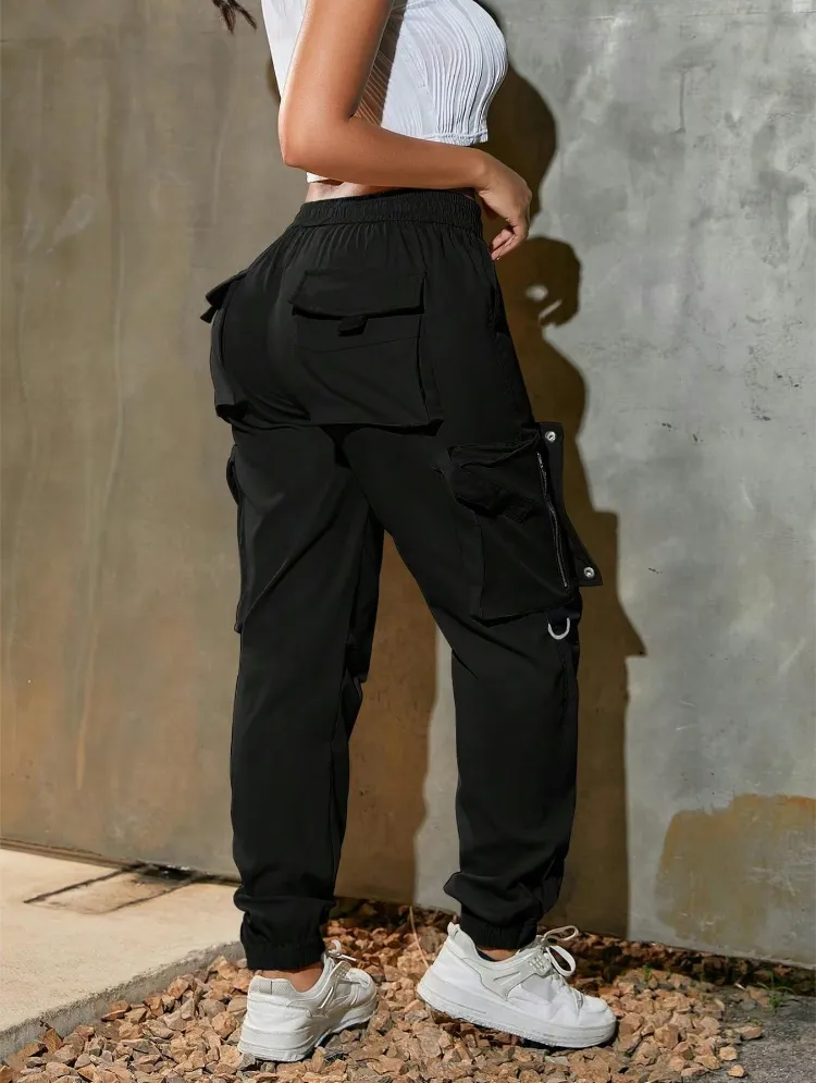 Women's Drawstring Cargo Pants