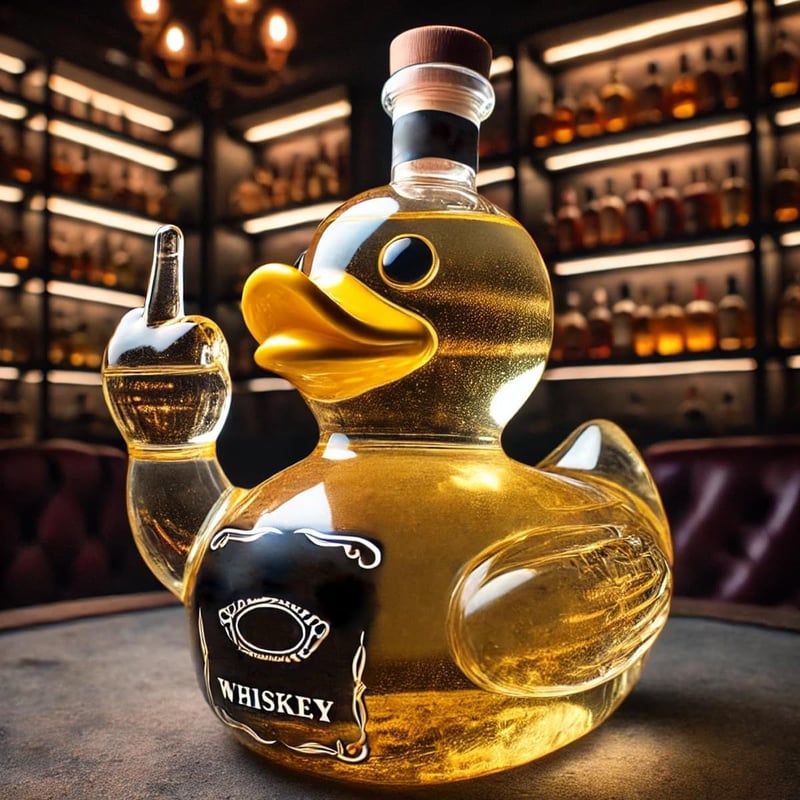 12oz Middle Finger Duck Bottle