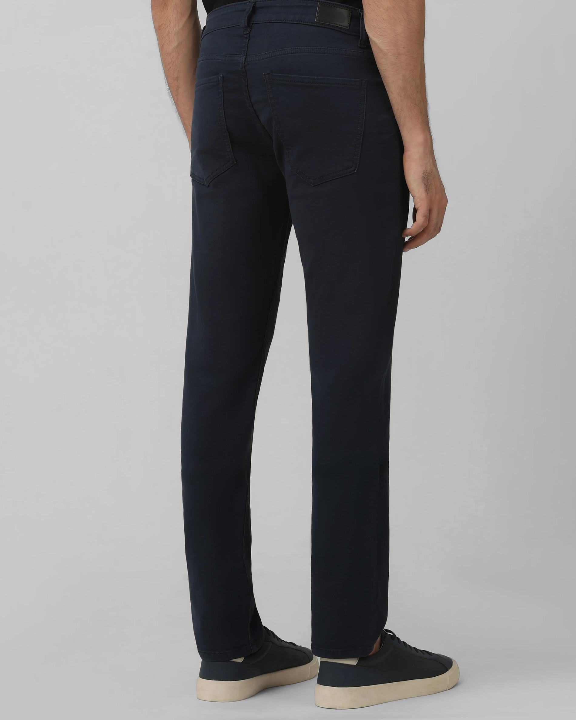 Classic Comfortable Straight Black Jeans