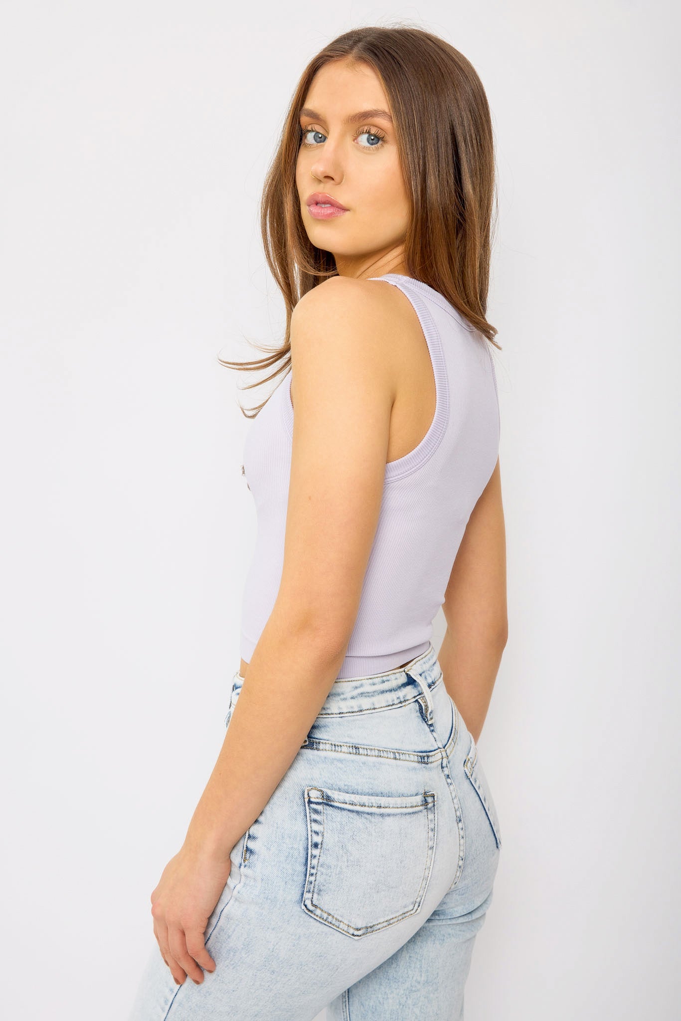WallFlower Cindy Seamless Crop Tank Top