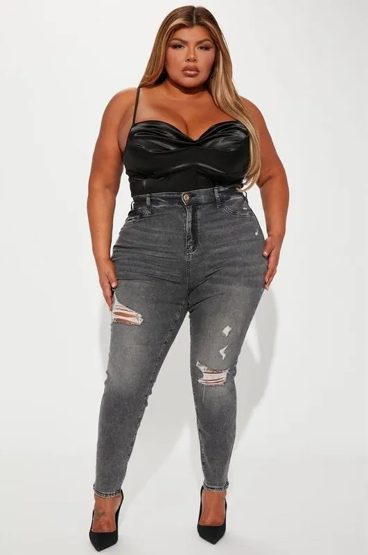 Tall Living Life High Stretch Skinny Jeans