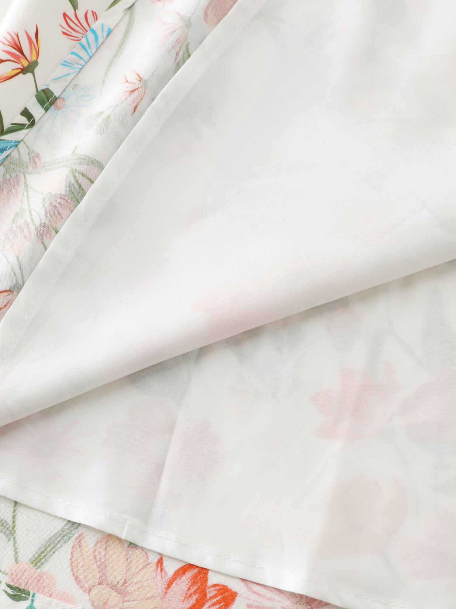 Floral Print Button Placket Maxi Dress