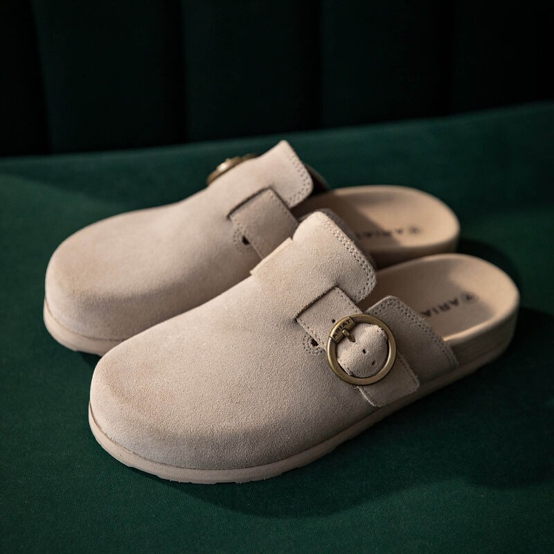 Women's Ariat Brown Floral Emboss Country Mule Slip On Shoes Clearance Sale 65%OFF