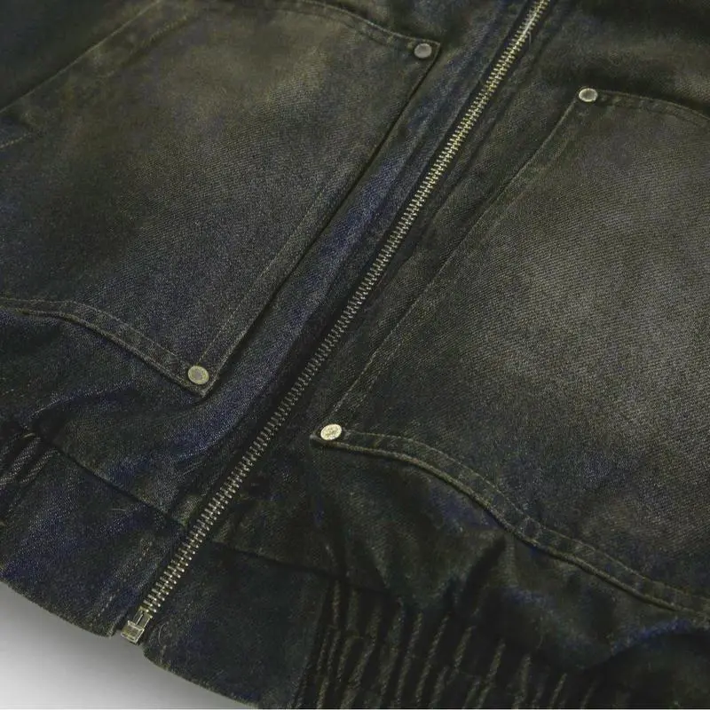 Hooded Zippered Flight Jacket