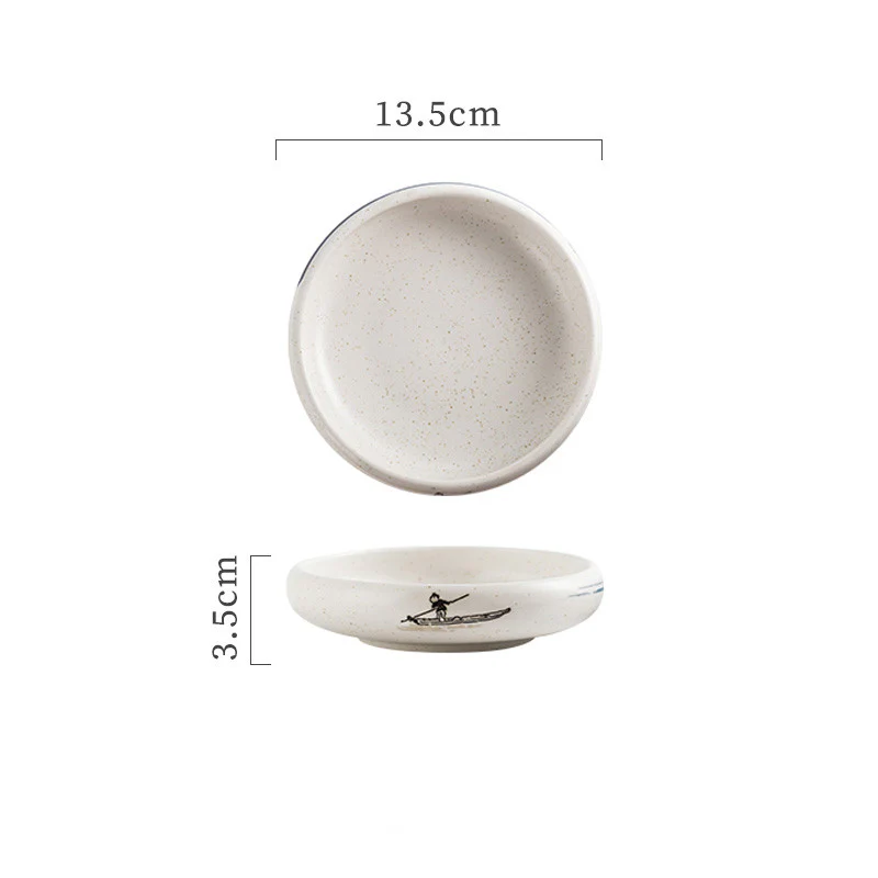 Shallow Ceramic Disc Bowls