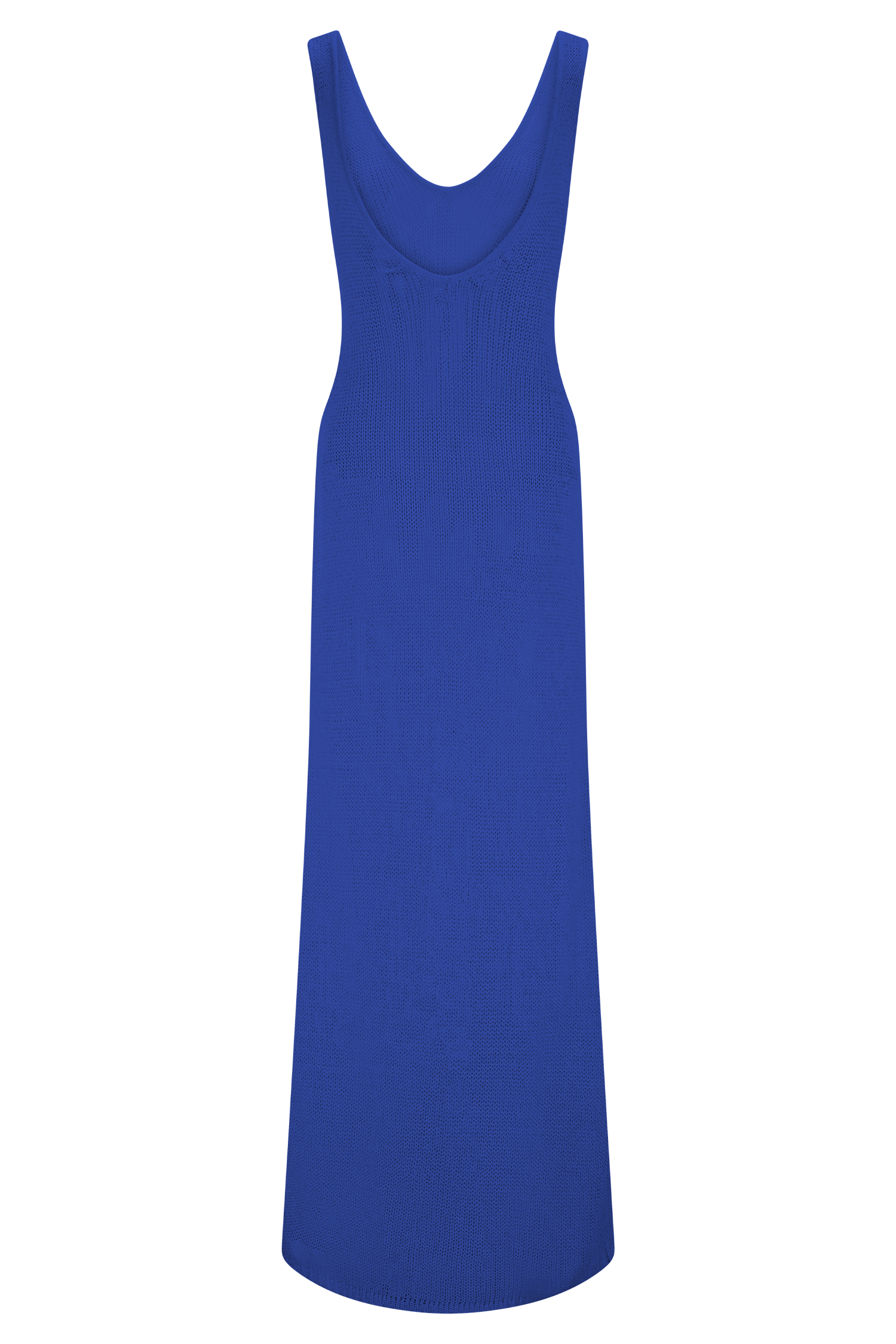 Blue Tape Yarn Knit Maxi Dress