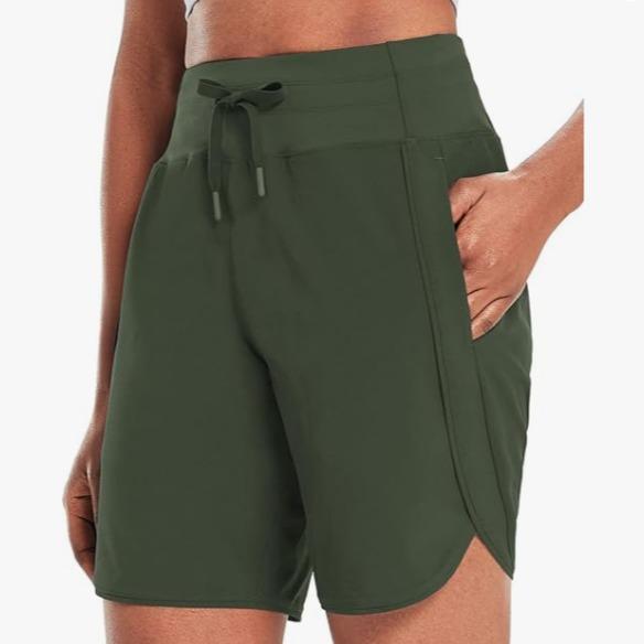 Women’s High-Waist Quick-Dry Athletic Shorts (3