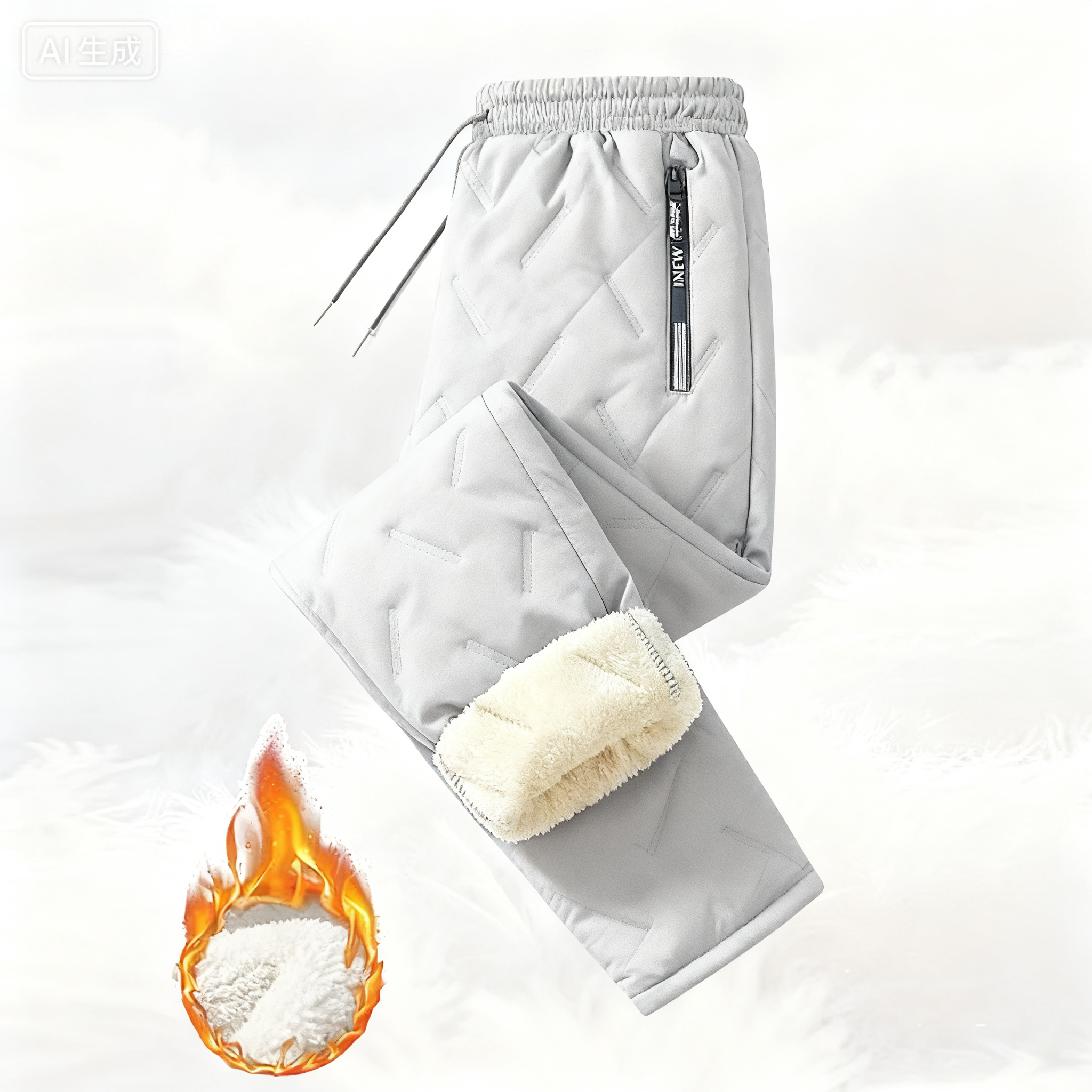 Men’s Thermal Fleece-Lined Winter Pants – Warm, Functional & Stylish Outdoor Trousers