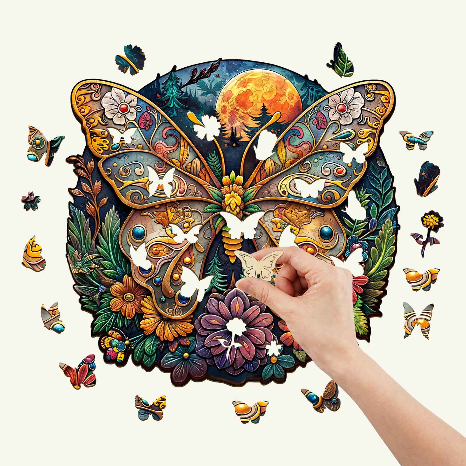 Ancient Butterfly-1 Wooden Jigsaw Puzzle