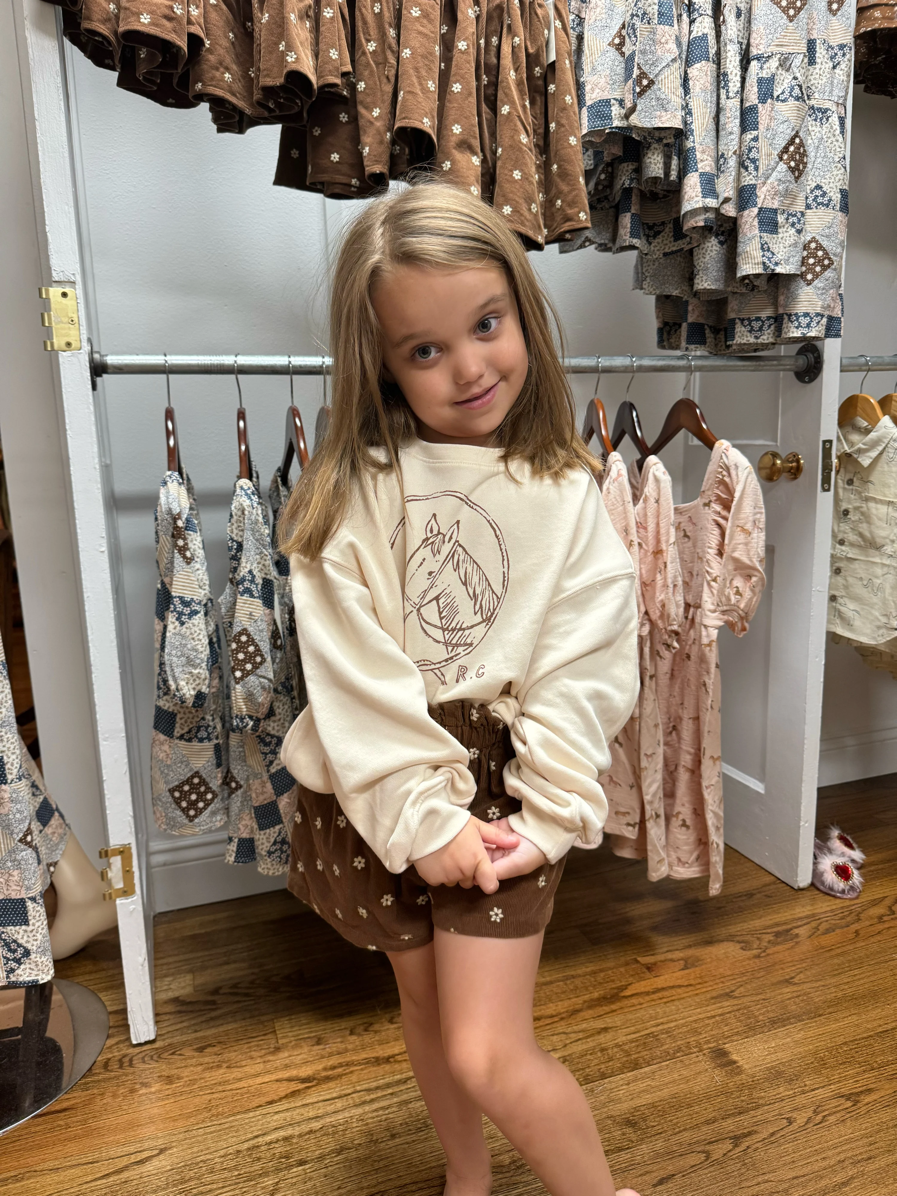 Relaxed Sweatshirt || Horse