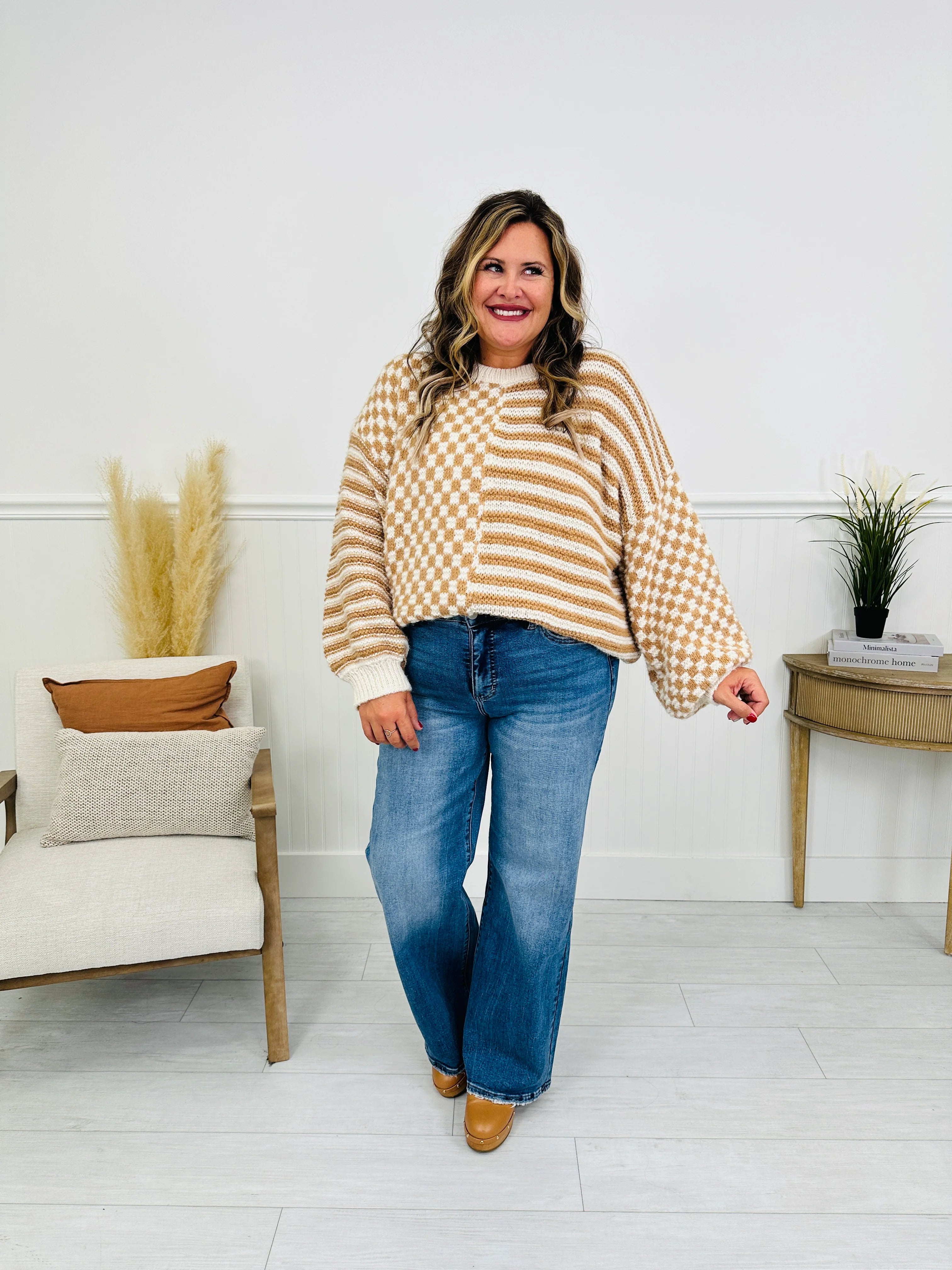 Just Four You Tummy Control Wide Leg Jeans in Four Inseams