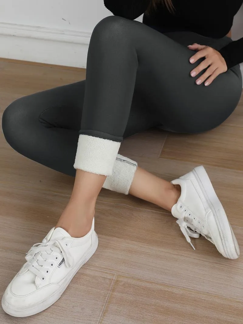 Winter Thick Warm FLeece Lined Leggings