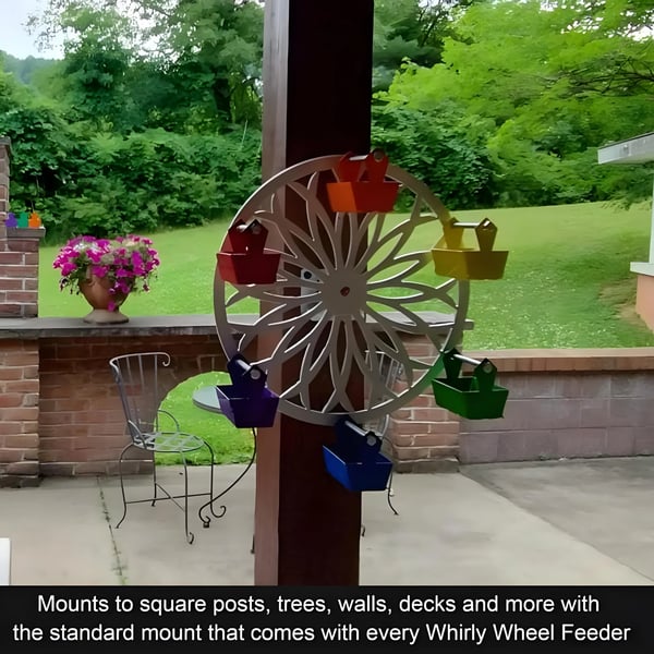 Wheel Bird Feeder - The Ferris Wheel of Fun for Your Feathered Friends