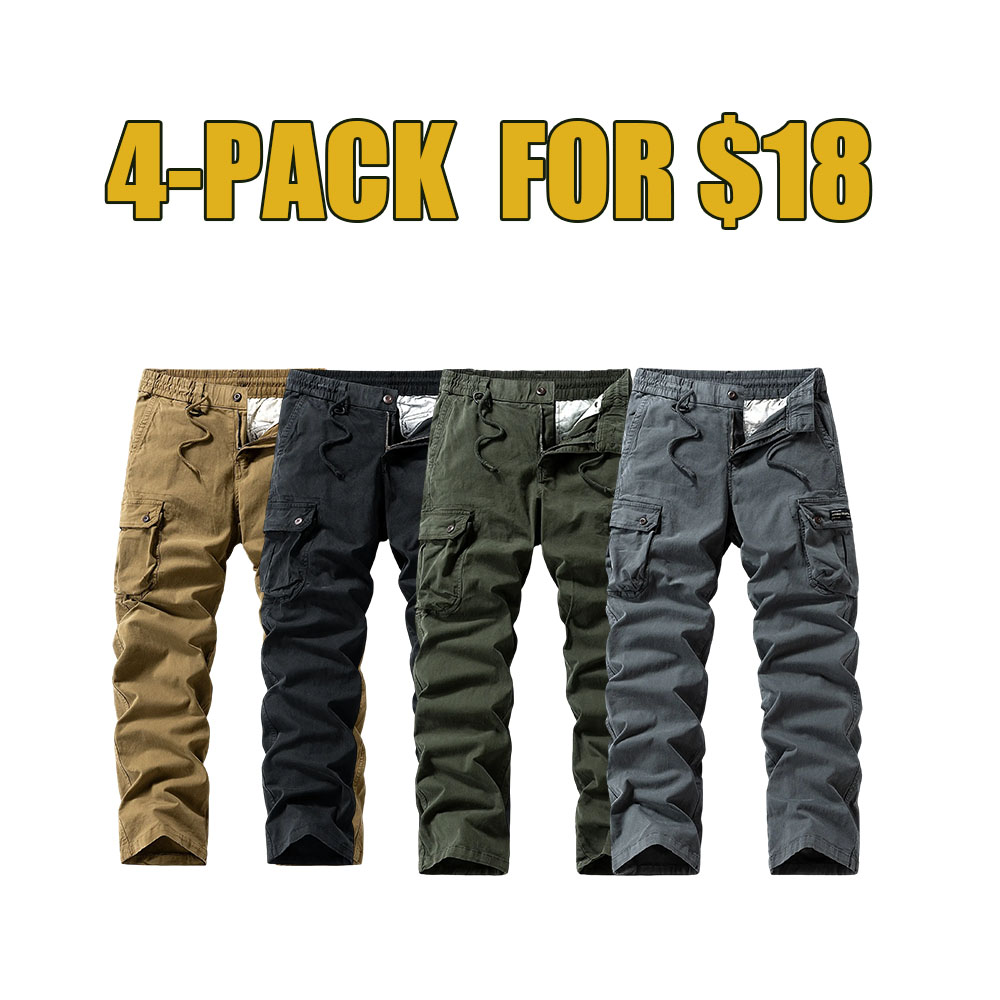 Vintage Washed Tapered Work Pants – Classic Everyday Fit