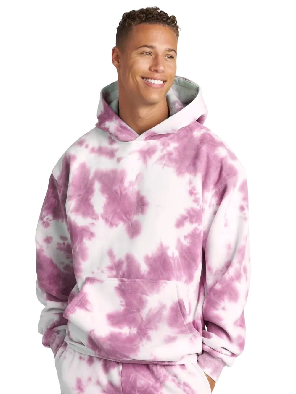 Tie-dye unisex hooded sweatshirt