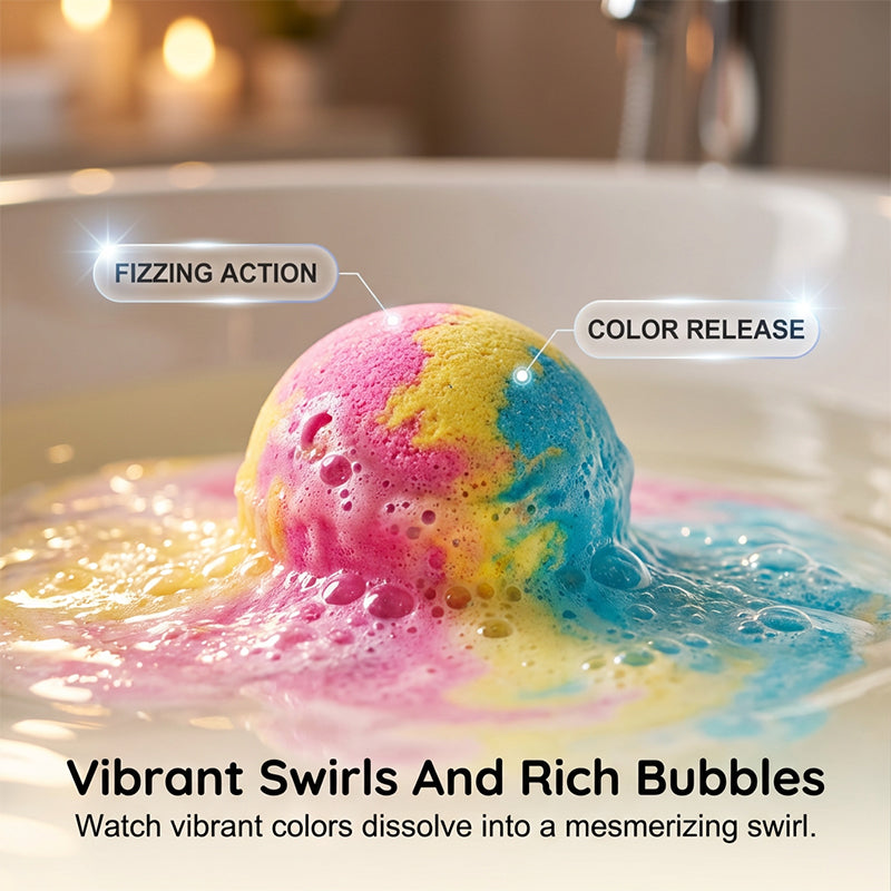 10-Piece Macaron Bath Bomb Set